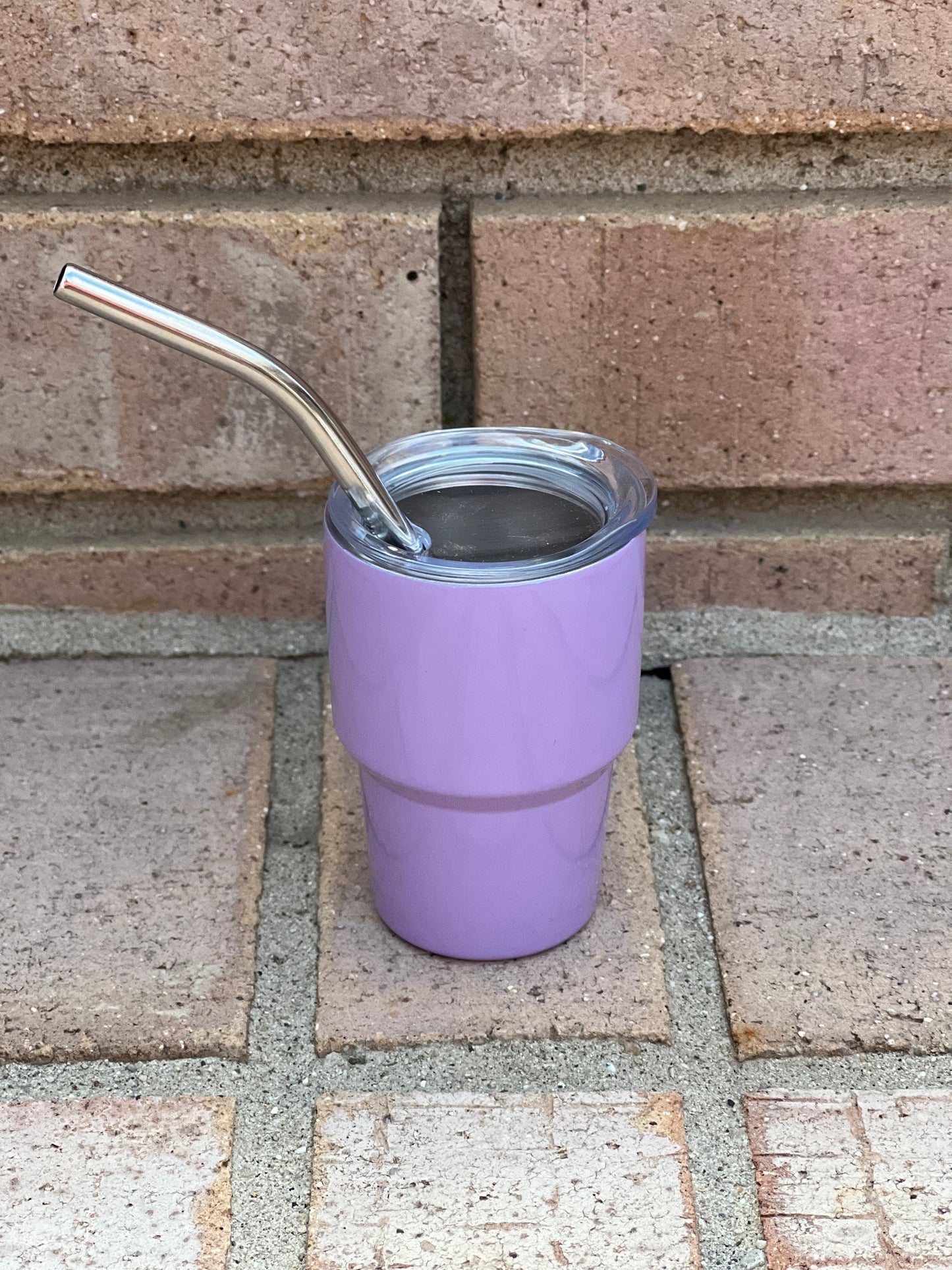 Tiny Tumblers, Stainless Steel, Solid, Removable lid, Straw, drinkware, shots, alcohol