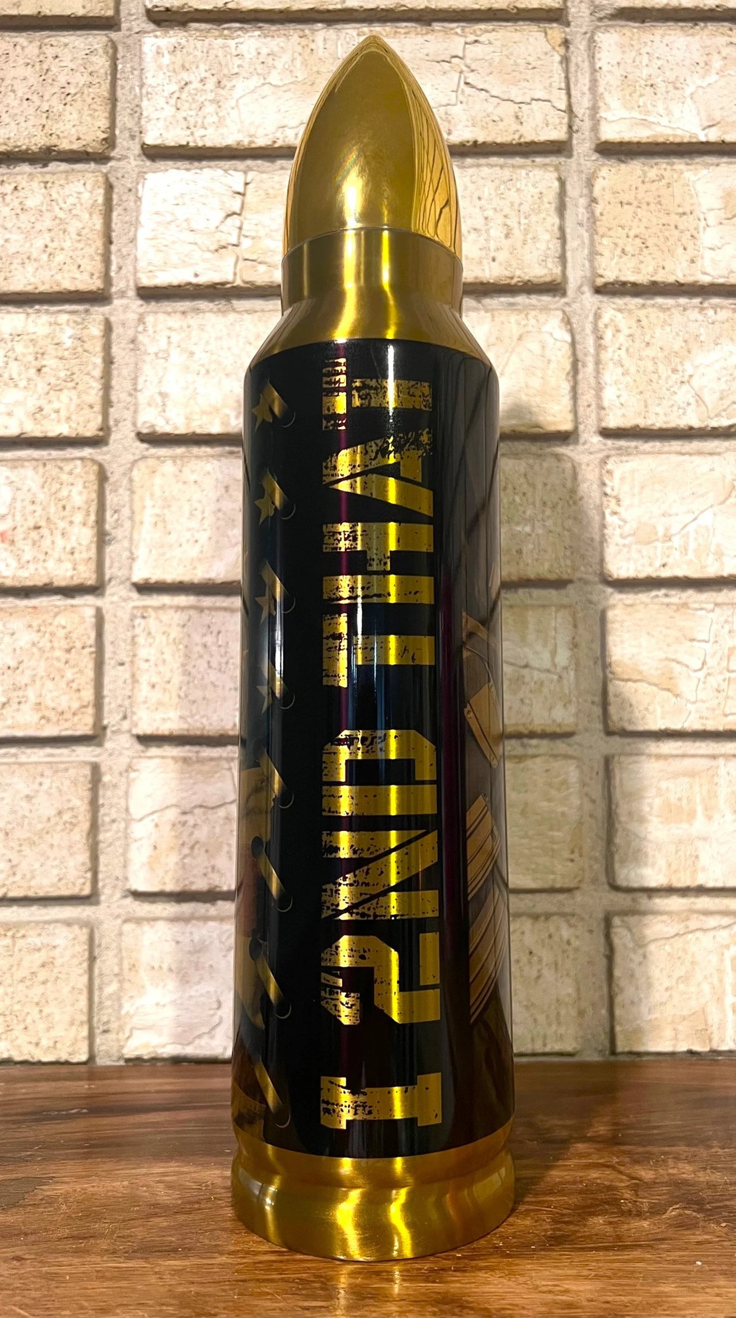 Tumbler, Stainless Steel, Reusable lid, Bear Arms, Bullet, American Flag, America, Patriotic, Freedom, Liberty