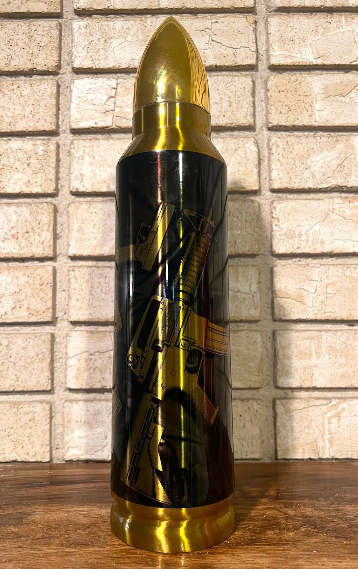 Tumbler, Stainless Steel, Reusable lid, Bear Arms, Bullet, American Flag, America, Patriotic, Freedom, Liberty