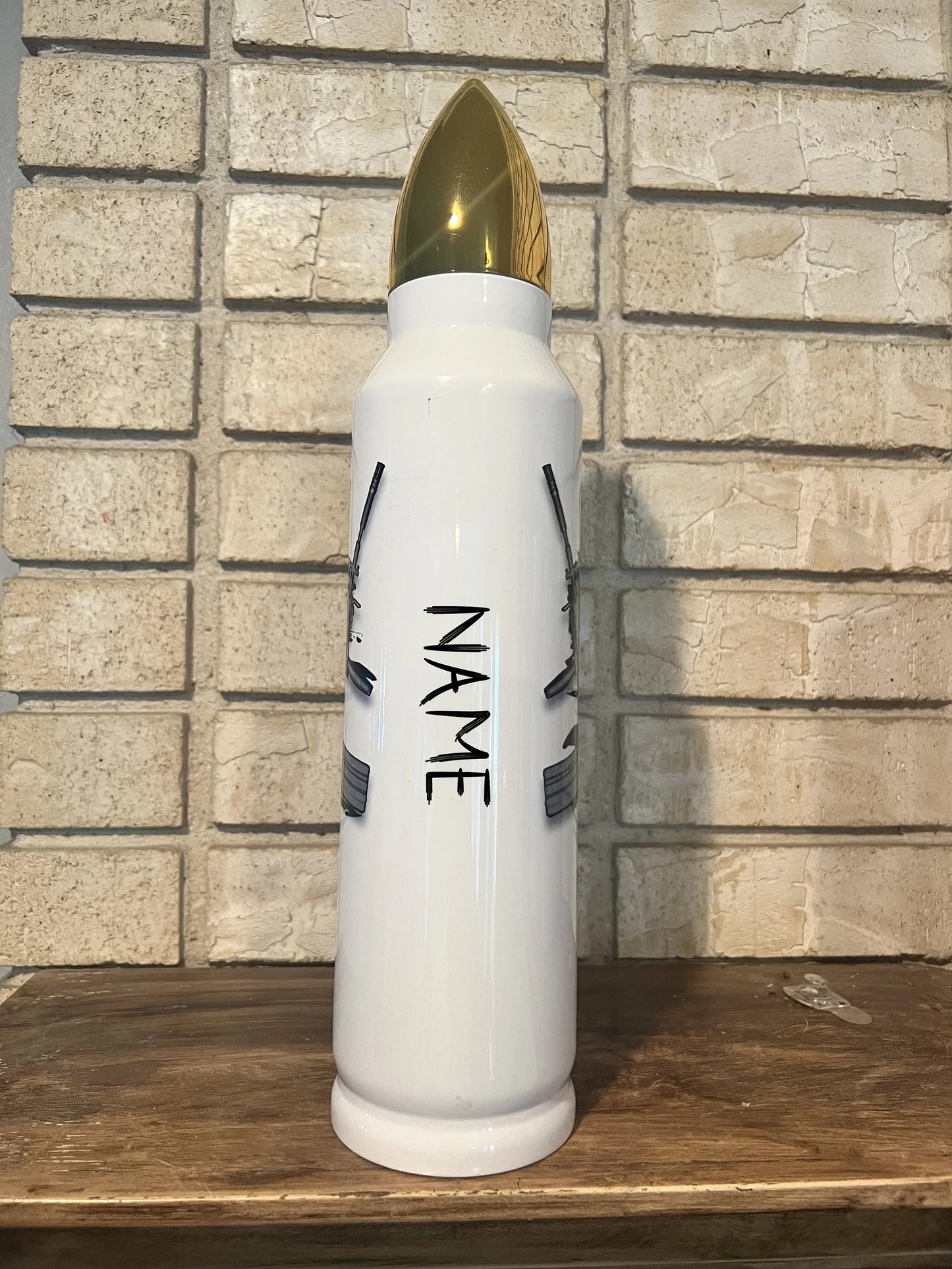 Tumbler, Stainless Steel, Second Amendment, Punisher, Guns, Patriotic, Flag, America, Personalize, Bullet