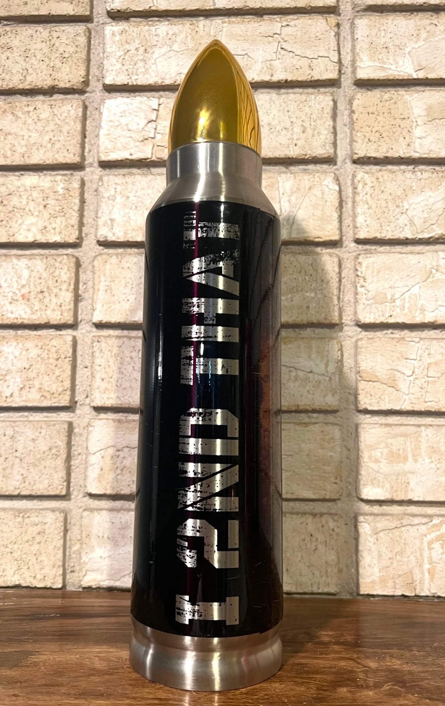 Tumbler, Stainless Steel, America, Big Foot, Patriotic, America, Enthusiast, Second Amendment, Bullet