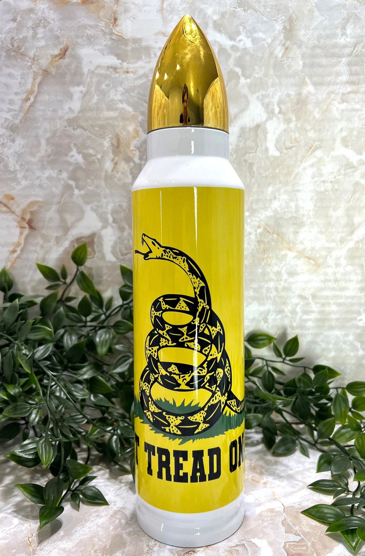 Tumbler, Stainless Steel, Sublimation, Patriotic, Don't Tread on Me, Bullet, America, History, Snake