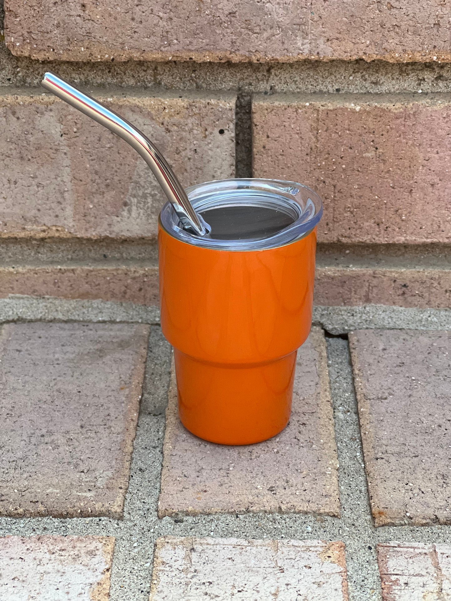 Tiny Tumblers, Stainless Steel, Solid, Removable lid, Straw, drinkware, shots, alcohol