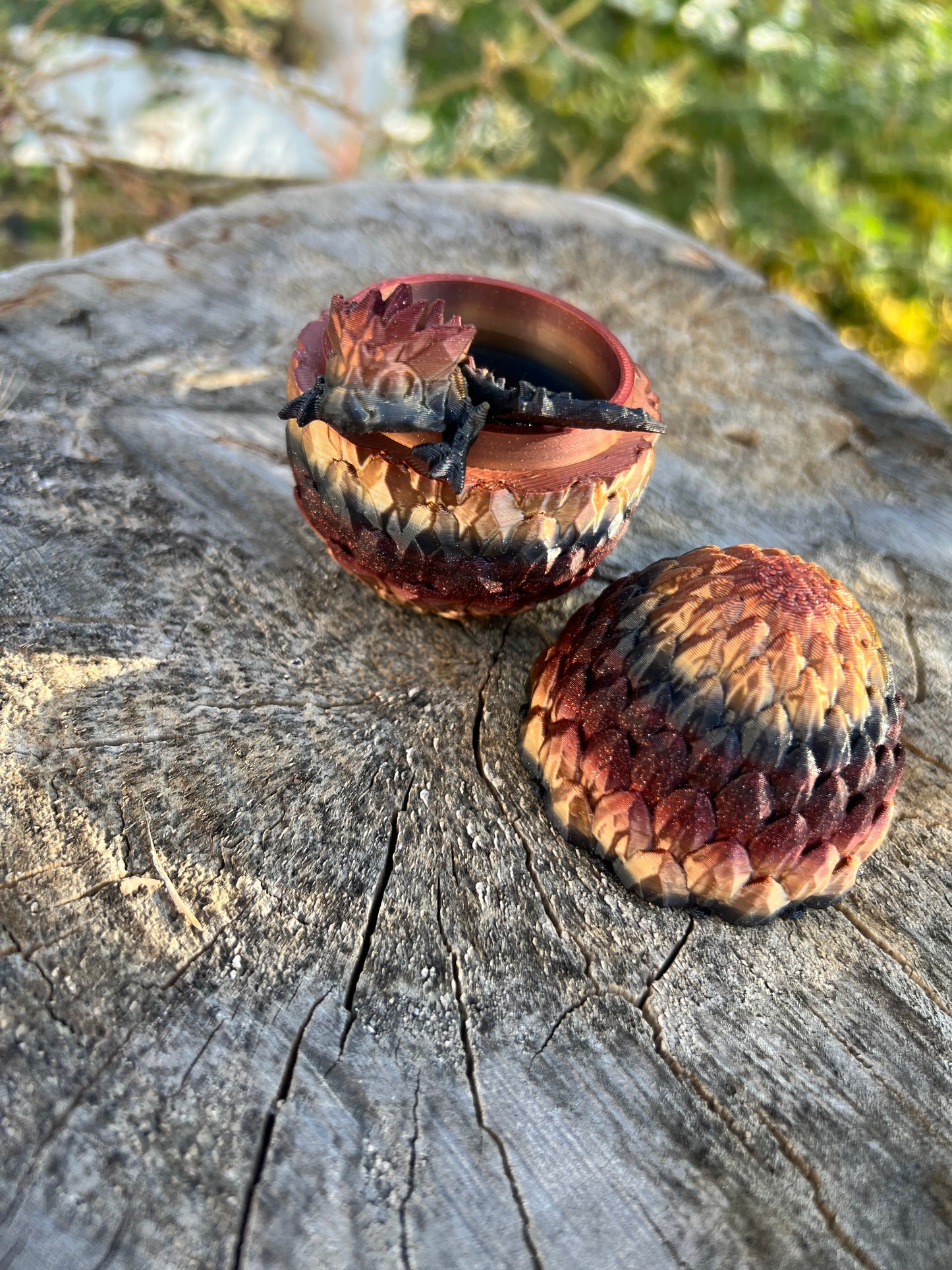 Mythical, Dragon, Egg, Hatching, 3-D printed, Fidget, Toy, Egg, Hatchling, Sensory