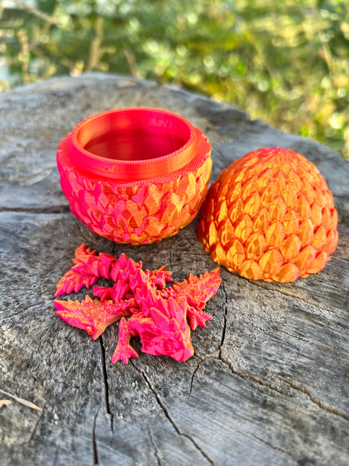 Mythical, Dragon, Egg, Hatching, 3-D printed, Fidget, Toy, Egg, Hatchling, Sensory