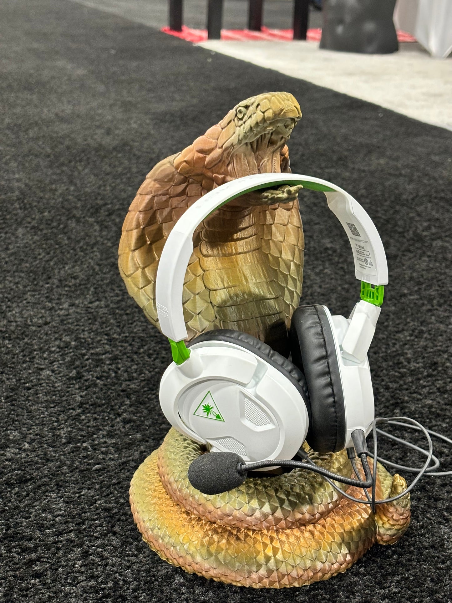 3D print, Headphone holder, Cobra, Gamer, Video Game, Accessory, Accessorize