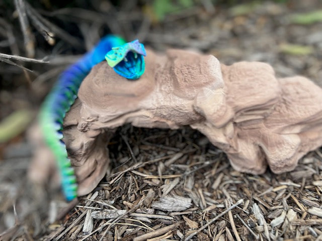 Smaller, Rattlesnake, fidget, sensory toy, moveable, rattle, desert, reptile, fangs, snake