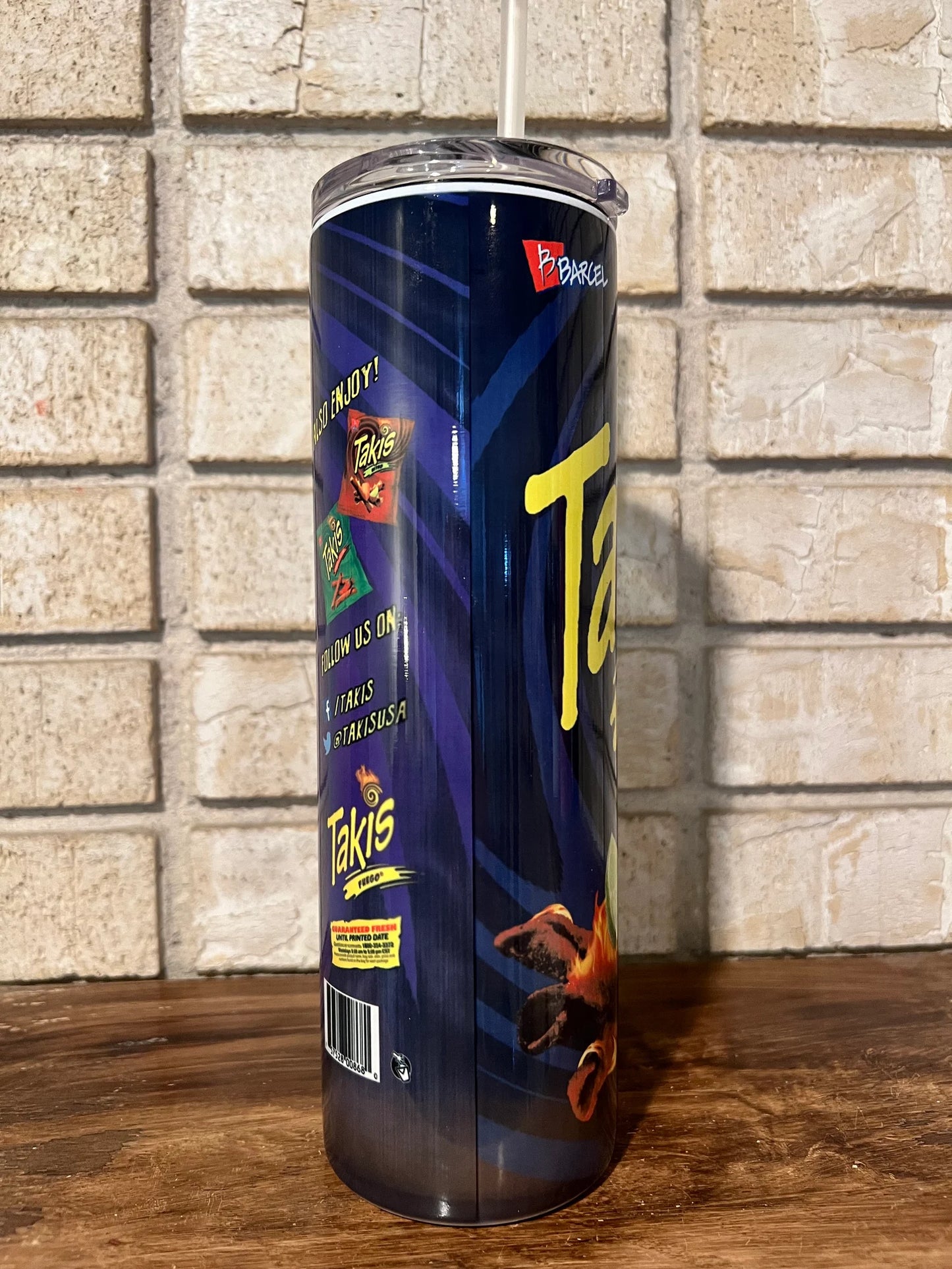 Stainless Steel, Tumbler, Reusable lid, Humor, Spicy, Chips, Hot, Fuego, Teens, Funny, Sublimation, tangy