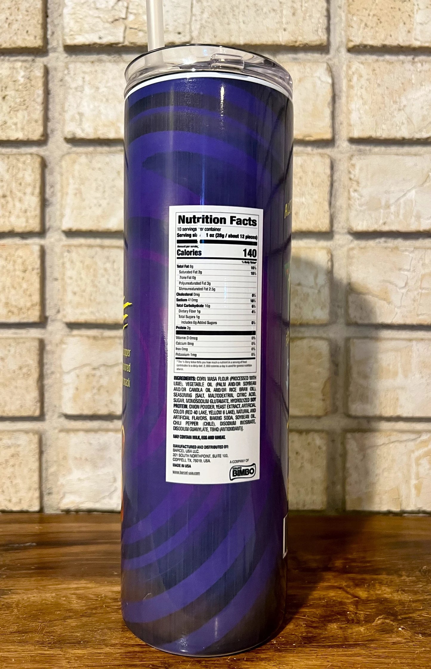 Stainless Steel, Tumbler, Reusable lid, Humor, Spicy, Chips, Hot, Fuego, Teens, Funny, Sublimation, tangy