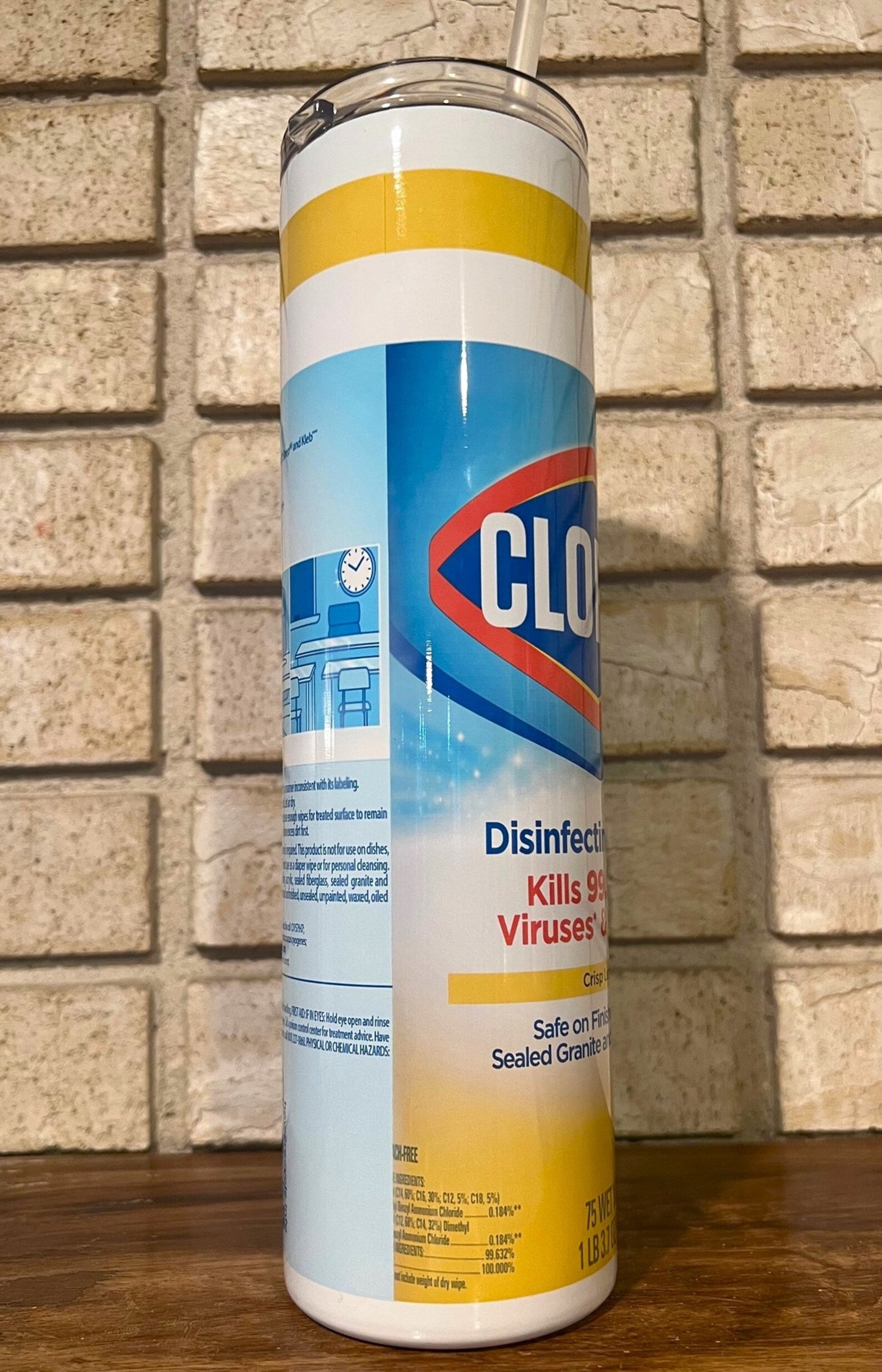 Tumbler, Stainless Steel, Cup, Funny, Cheeky, Humor, Sanitize, Removable lid