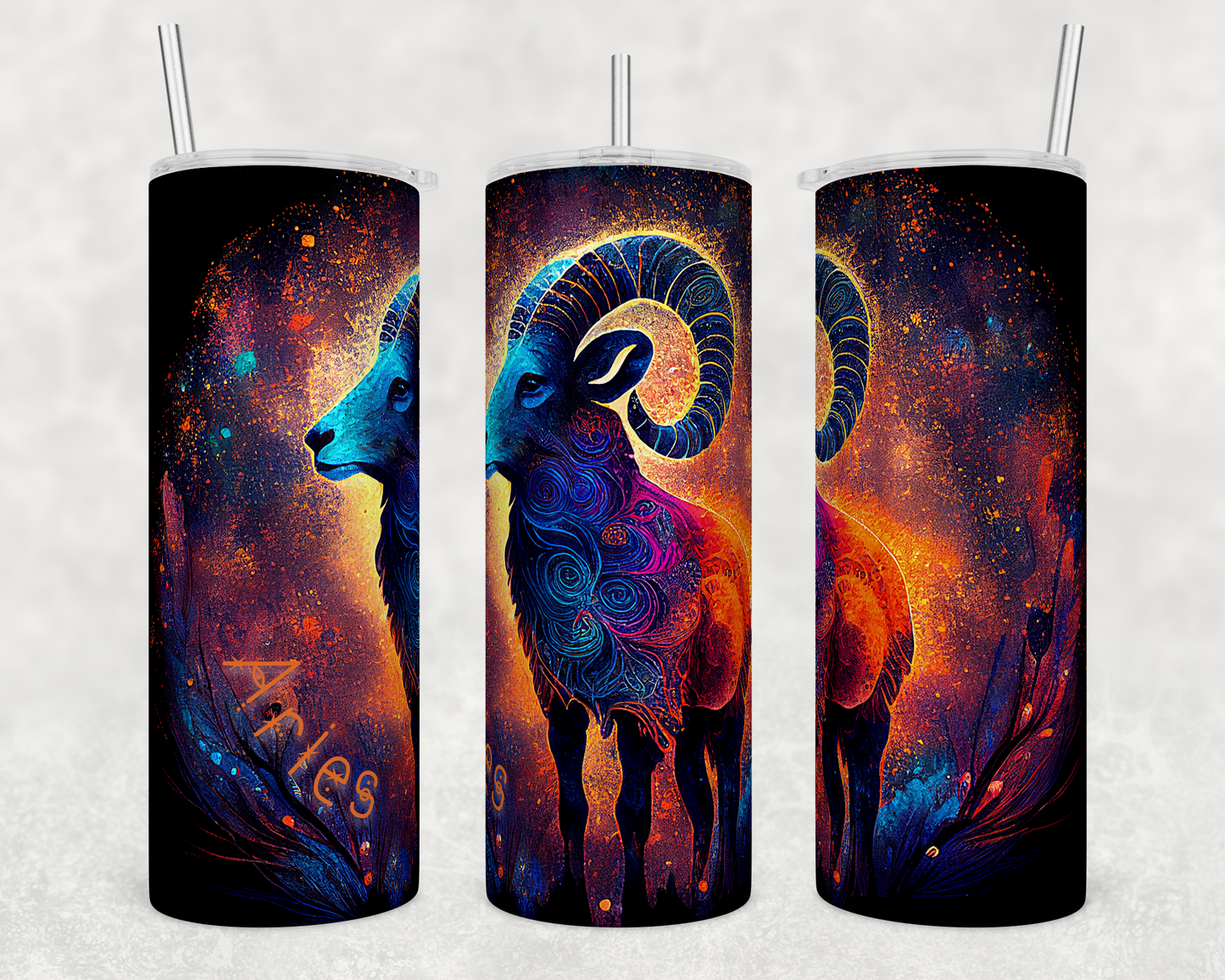 Tumblers, Stainless Steel, Sublimation, Zodiac, Astrological, Cancer, Taurus, Aquarius, Gemini, Virgo, Scorpio, Pines, Capricorn, Leo, Libra, Sagittarius