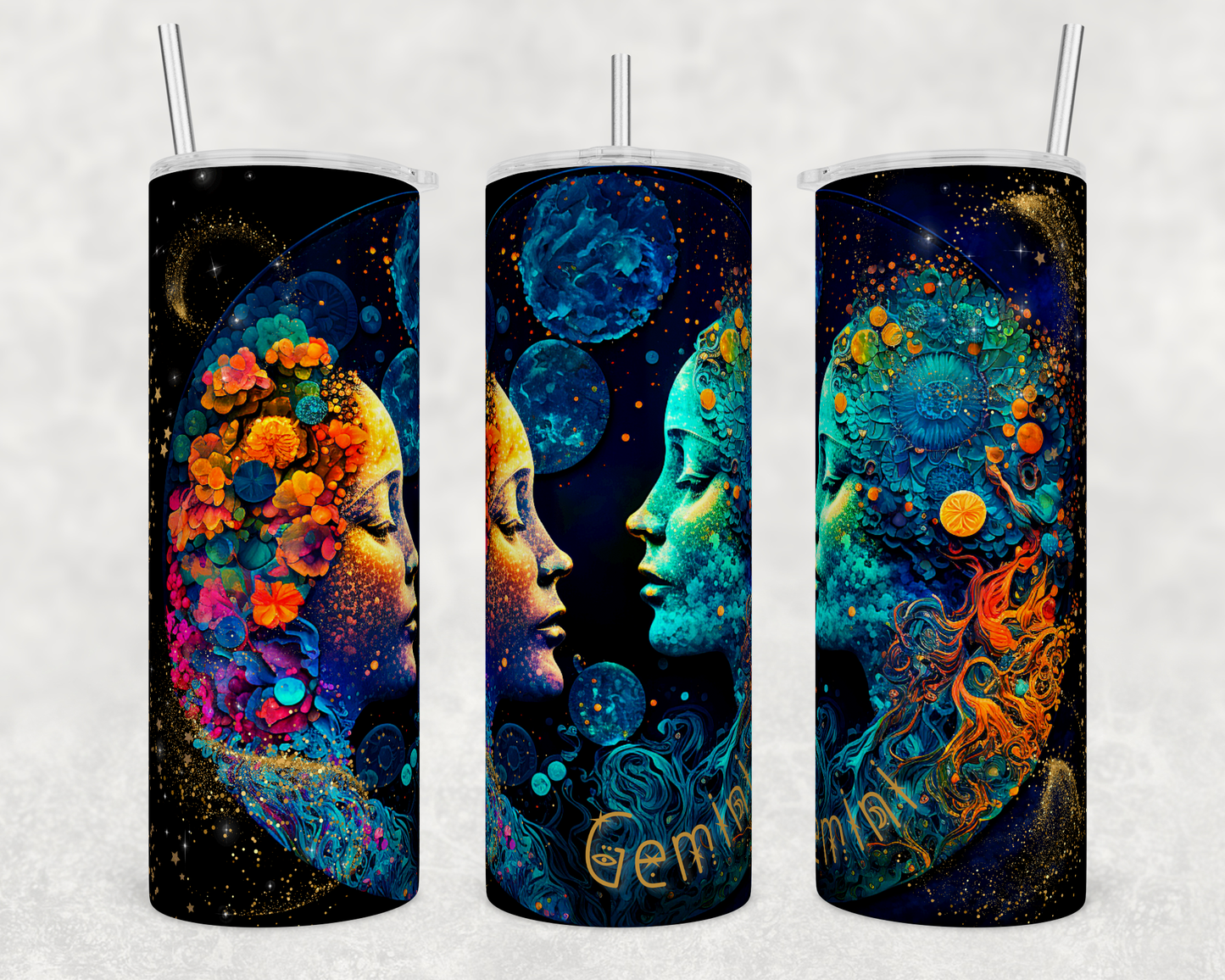 Tumblers, Stainless Steel, Sublimation, Zodiac, Astrological, Cancer, Taurus, Aquarius, Gemini, Virgo, Scorpio, Pines, Capricorn, Leo, Libra, Sagittarius