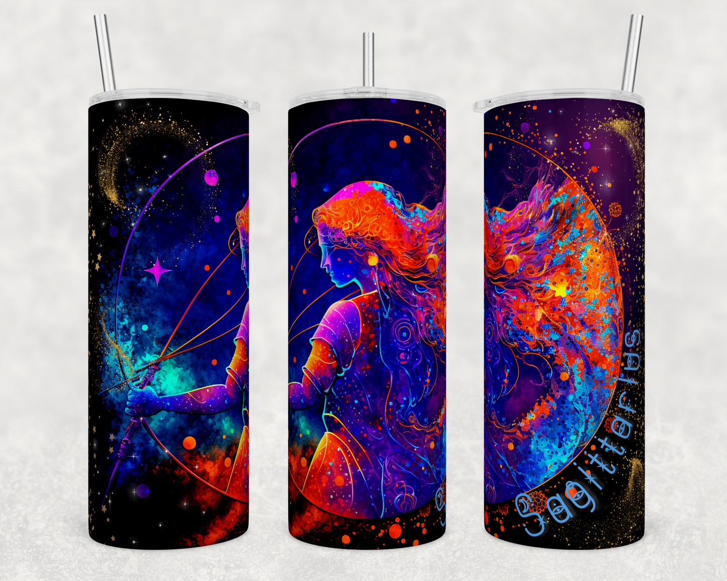 Tumblers, Stainless Steel, Sublimation, Zodiac, Astrological, Cancer, Taurus, Aquarius, Gemini, Virgo, Scorpio, Pines, Capricorn, Leo, Libra, Sagittarius